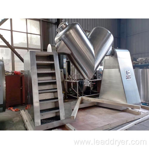 High efficiency V shape powder mixer blender machine